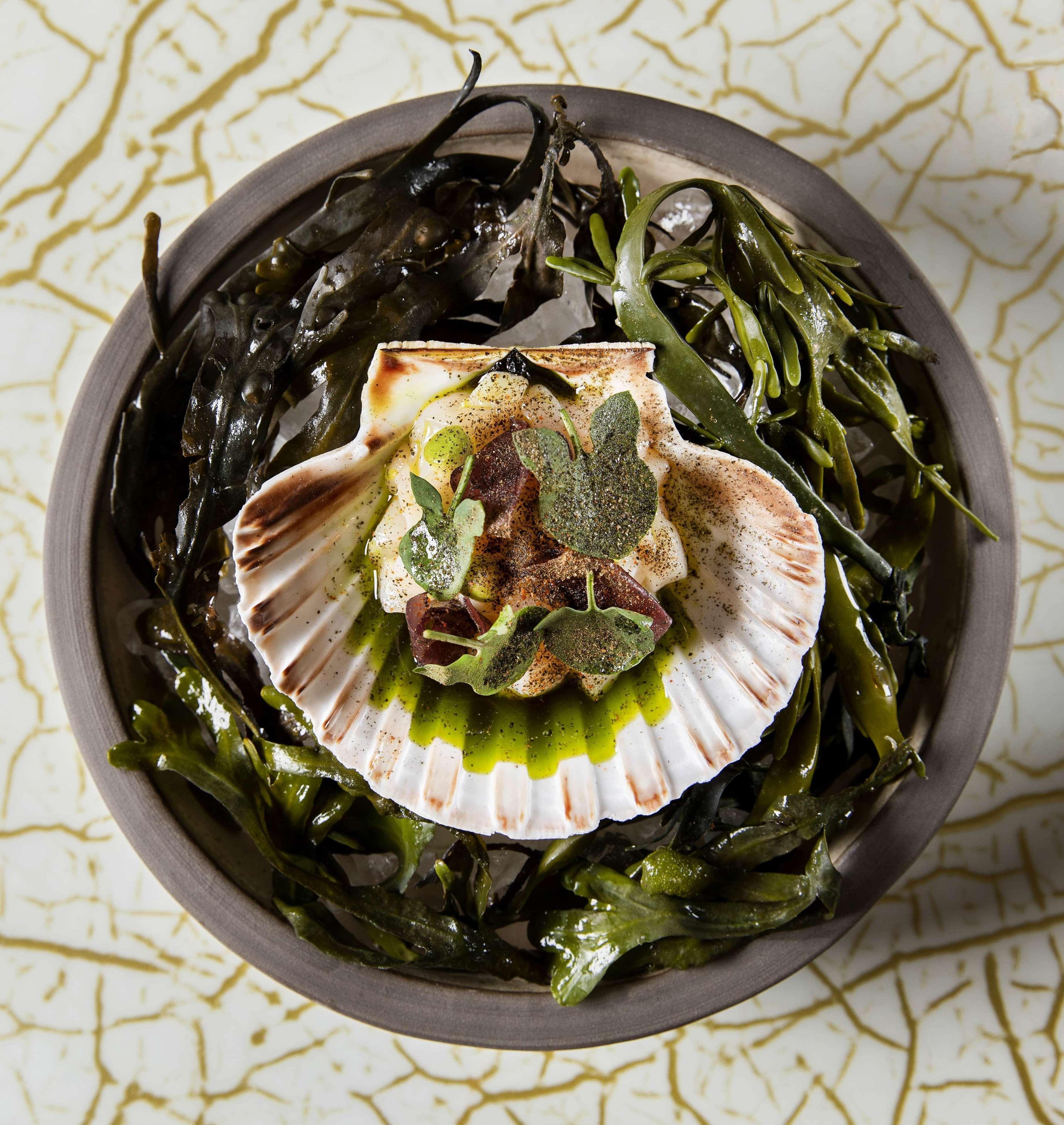 The Biltmore Mayfair London Eksteriør bilde Scallop with seaweed